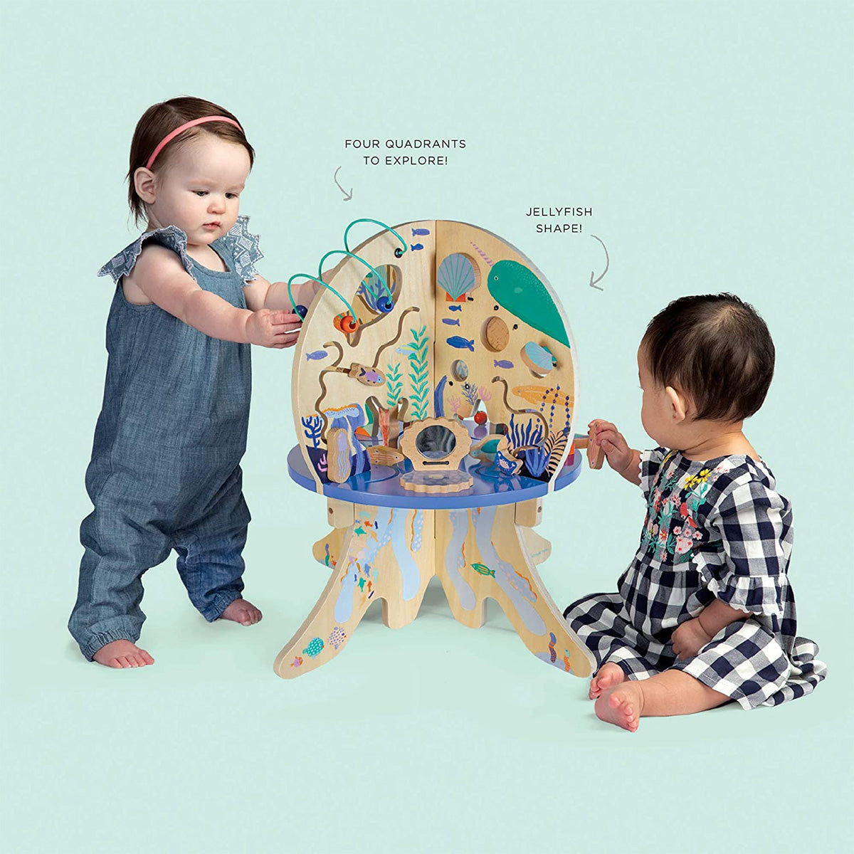 Manhattan Toy Deep Sea Adventure Wooden Toddler Activity Center