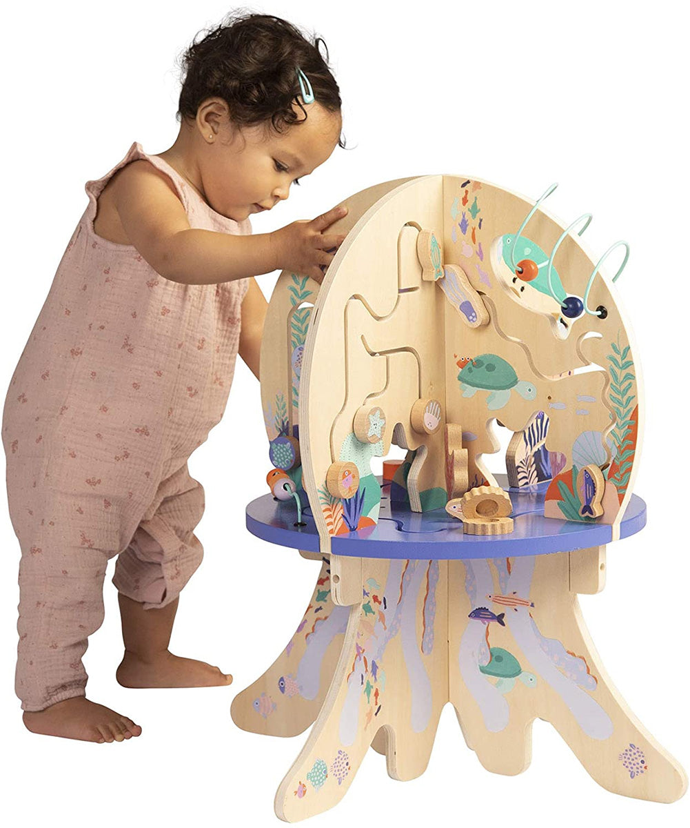 Manhattan Toy Deep Sea Adventure Wooden Toddler Activity Center