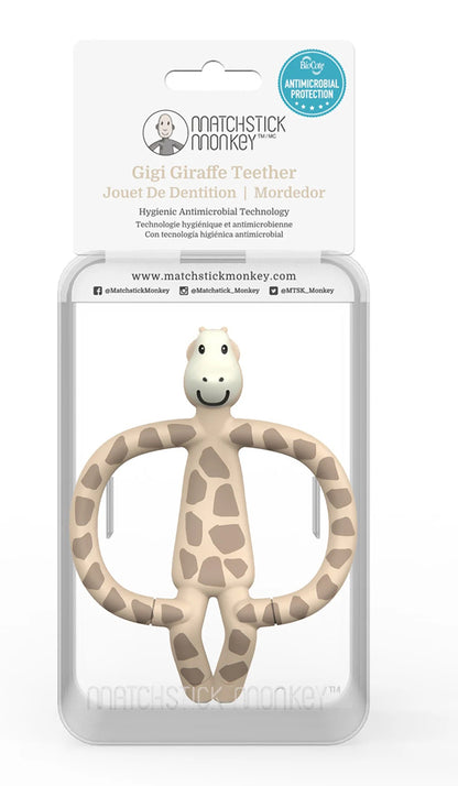 Matchstick Monkey Animal Teether - Gigi Giraffe