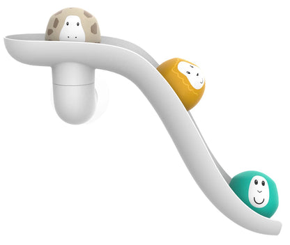 Matchstick Monkey Bathtime Slide Set - White