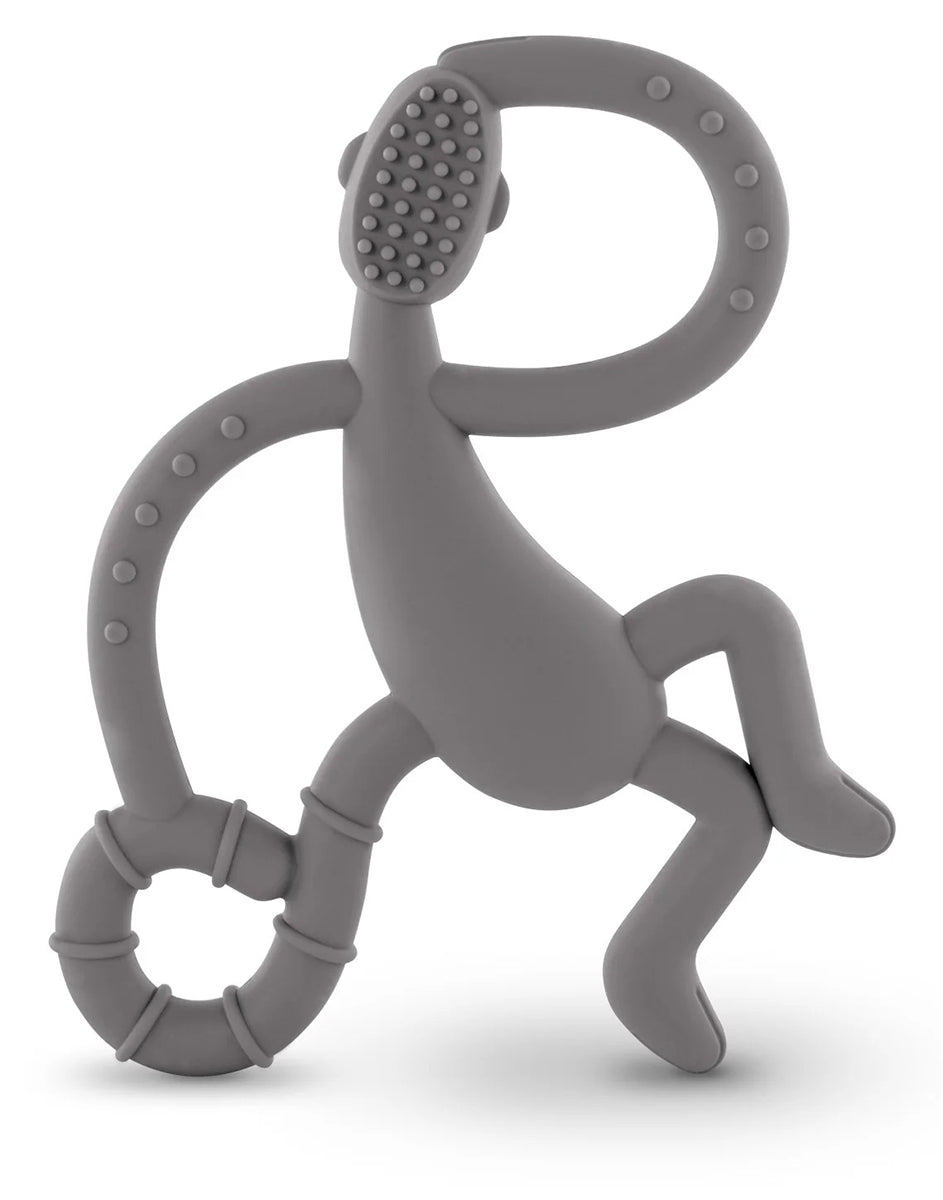 Matchstick Monkey Dancing Monkey Teether - Gray