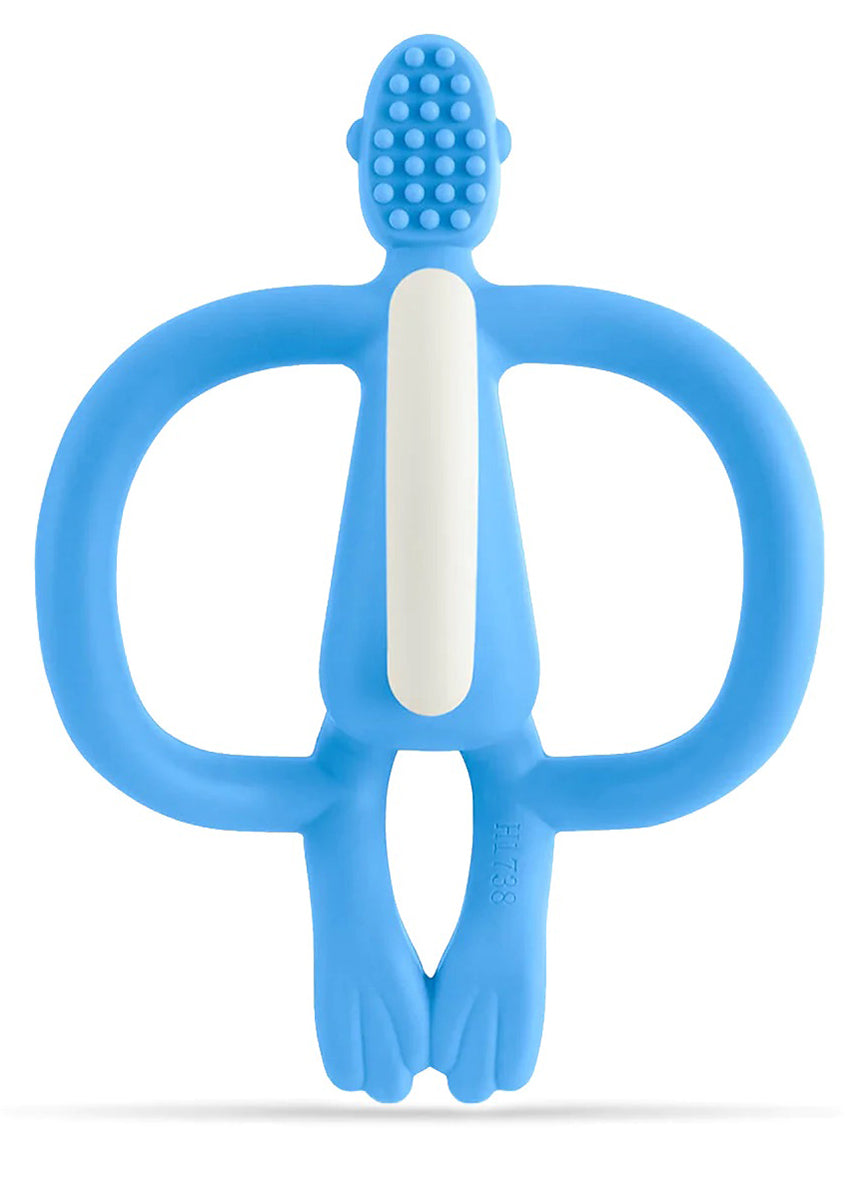 Matchstick Monkey Original Monkey Teething Toy - Light Blue