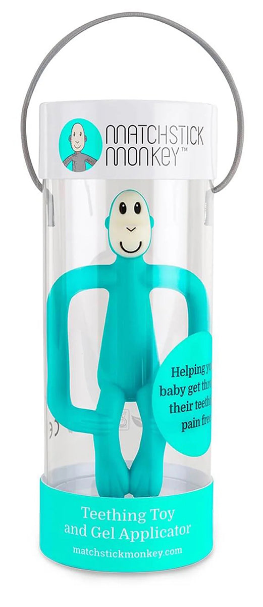 Matchstick Monkey Original Monkey Teething Toy - Mint Green