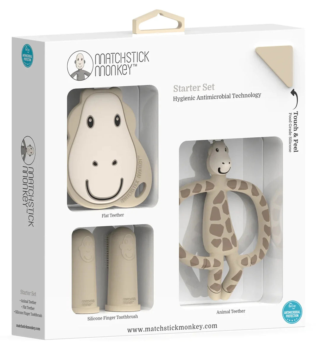 Matchstick Monkey Teething Starter Set - Gigi Giraffe