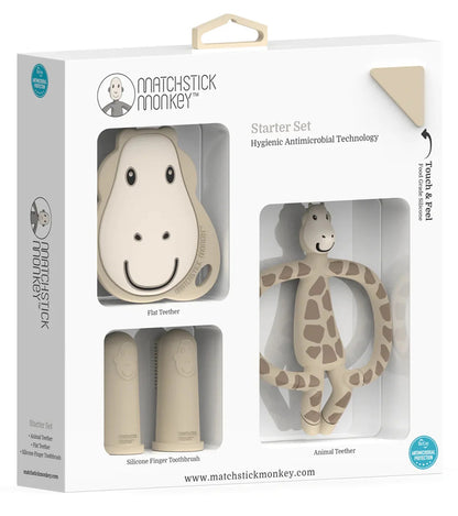 Matchstick Monkey Teething Starter Set - Gigi Giraffe