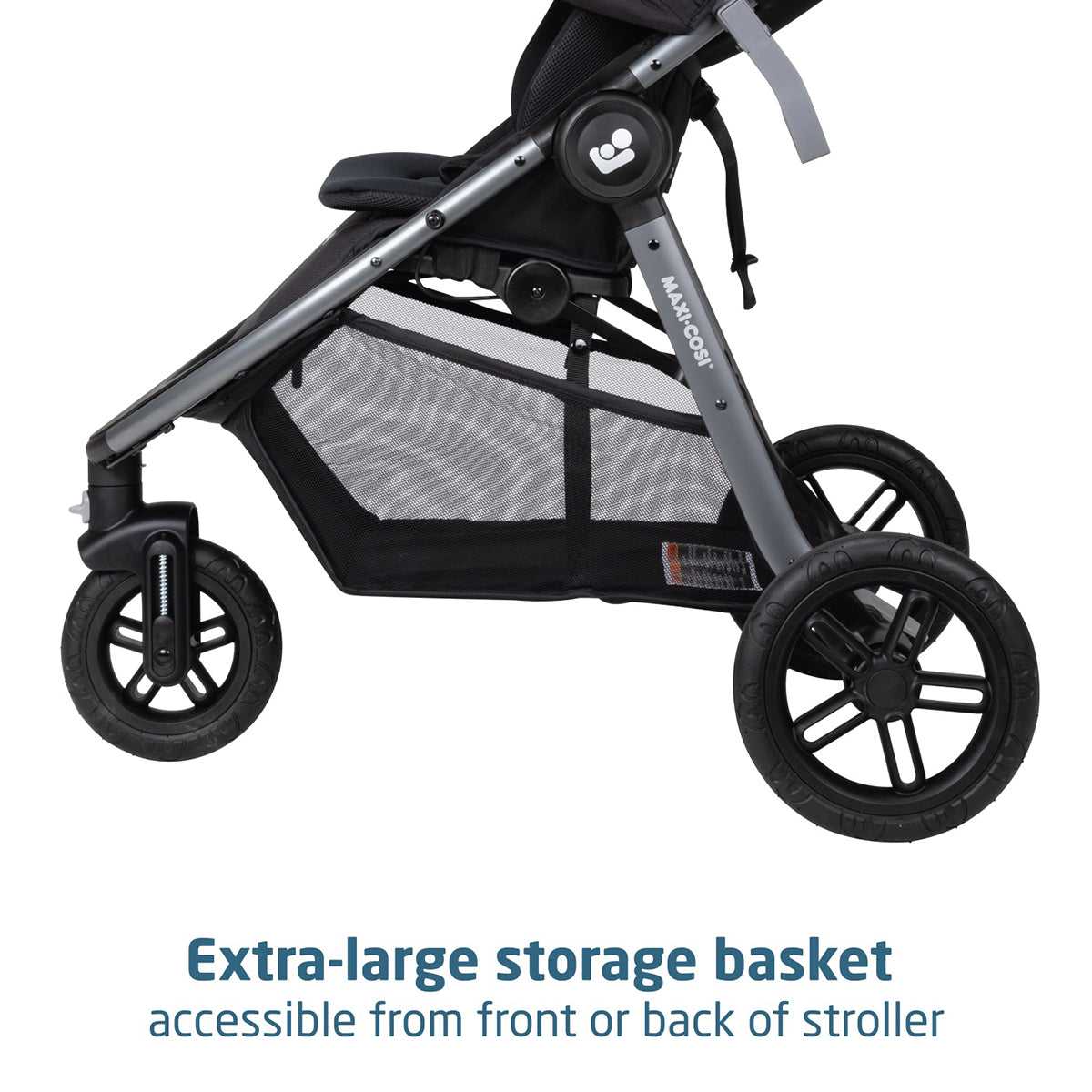 Maxi-Cosi Gia XP Luxe 3-Wheel Travel System - Midnight Black