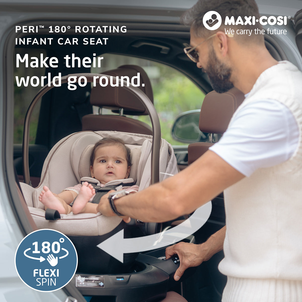 Maxi-Cosi Peri 180 Rotating Infant Car Seat - Desert Wonder