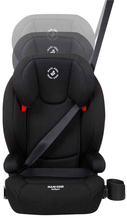 Maxi-Cosi RodiSport High Back Belt Positioning Booster Car Seat - Midnight Black