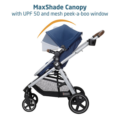 Maxi-Cosi Zelia 2 Luxe 5-in-1 Modular Travel System - New Hope Navy