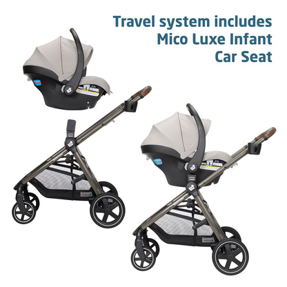 Maxi-Cosi Zelia 2 Luxe 5-in-1 Modular Travel System - New Hope Tan