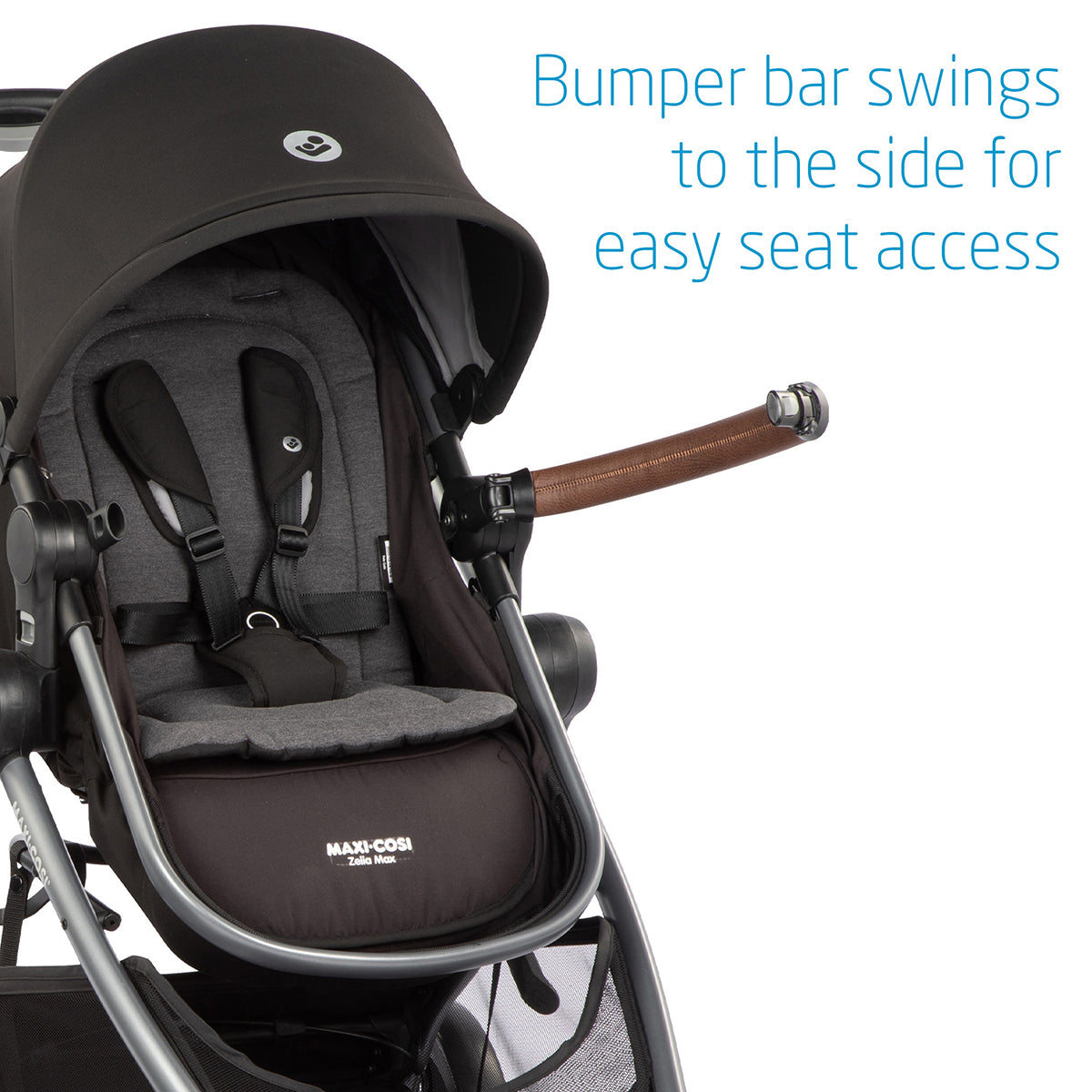 Maxi-Cosi Zelia2 Max 5-in-1 Modular Travel System - Essential Black