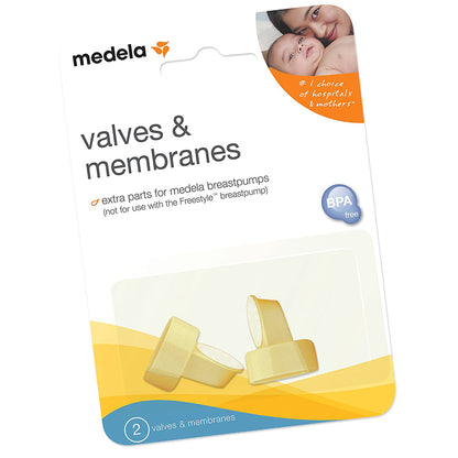 Medela Breast Pump Valves & Membranes - 2pk