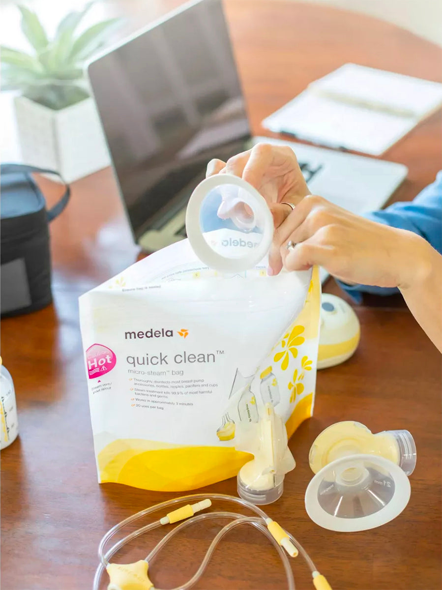 Medela Quick Clean Micro-Steam Bags, 5ct