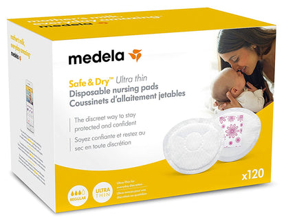 Medela Safe & Dry Disposable Nursing Pads- 120