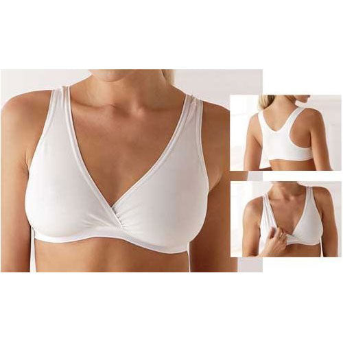 Medela White Nursing Sleep Bra - Large