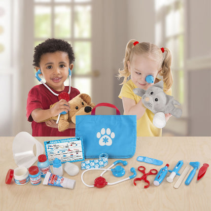 Melissa & Doug Examine & Treat Pet Vet Play Set