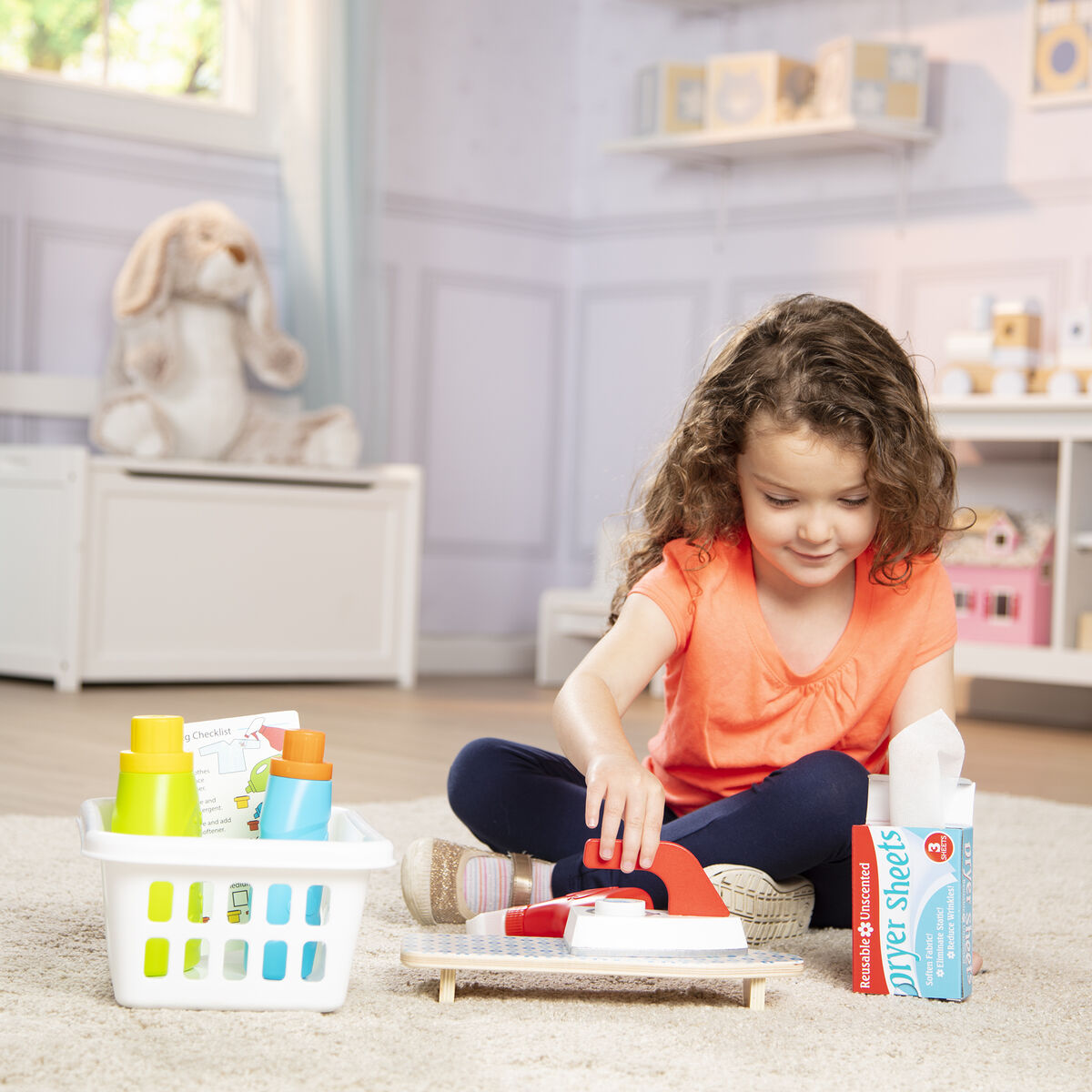 Melissa & Doug Laundry Basket Play Set