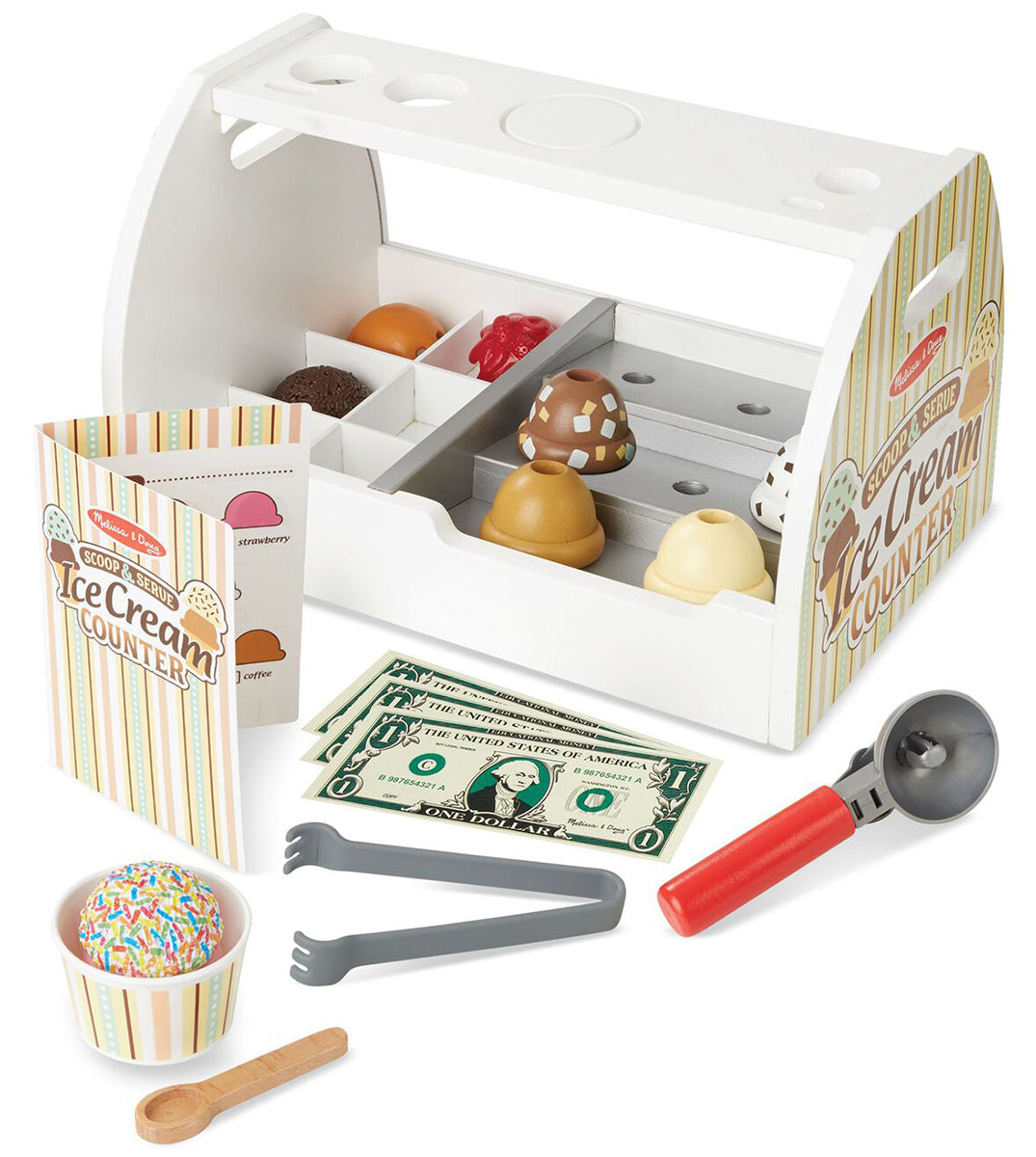 Melissa & Doug Scoop & Serve Ice Cream Counter