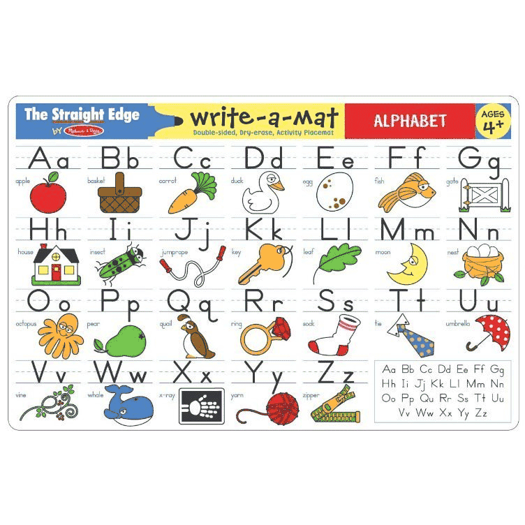 Melissa & Doug Write-a-Mat - Alphabet