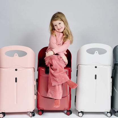 MiaMily Carry On Luggage - Dusty Pink