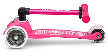 Micro Kickboard Micro Mini Foldable LED Scooter (2-5 Years) - Pink