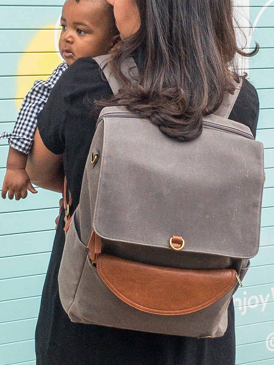 Momkindness Duo Backpack - Grey