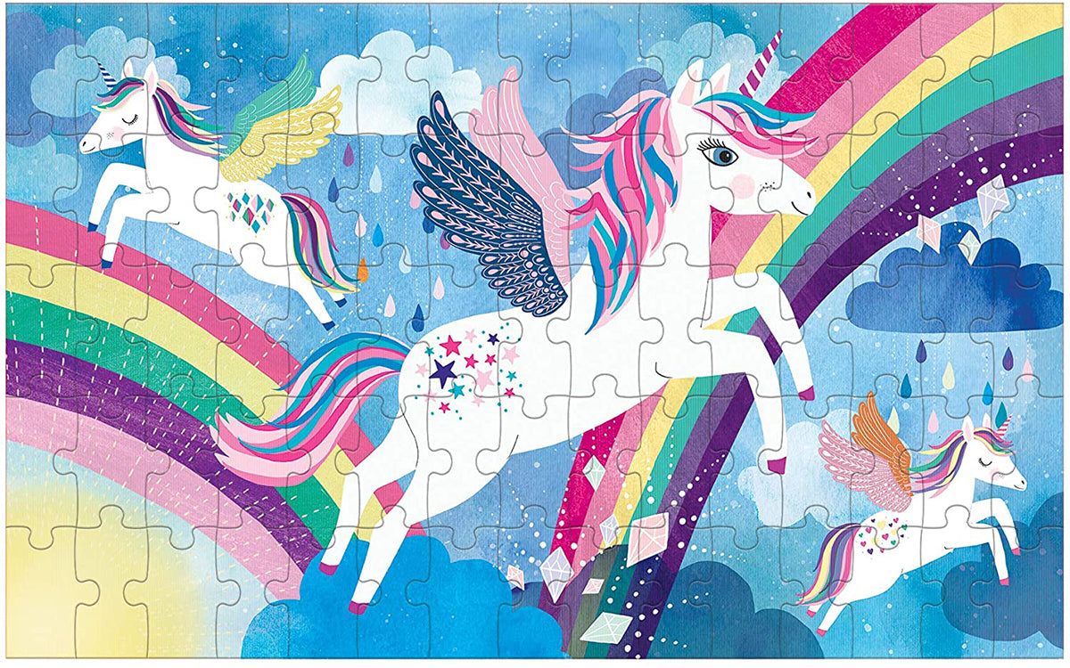 Mudpuppy 75 Piece Lenticular Puzzle - Unicorn Magic