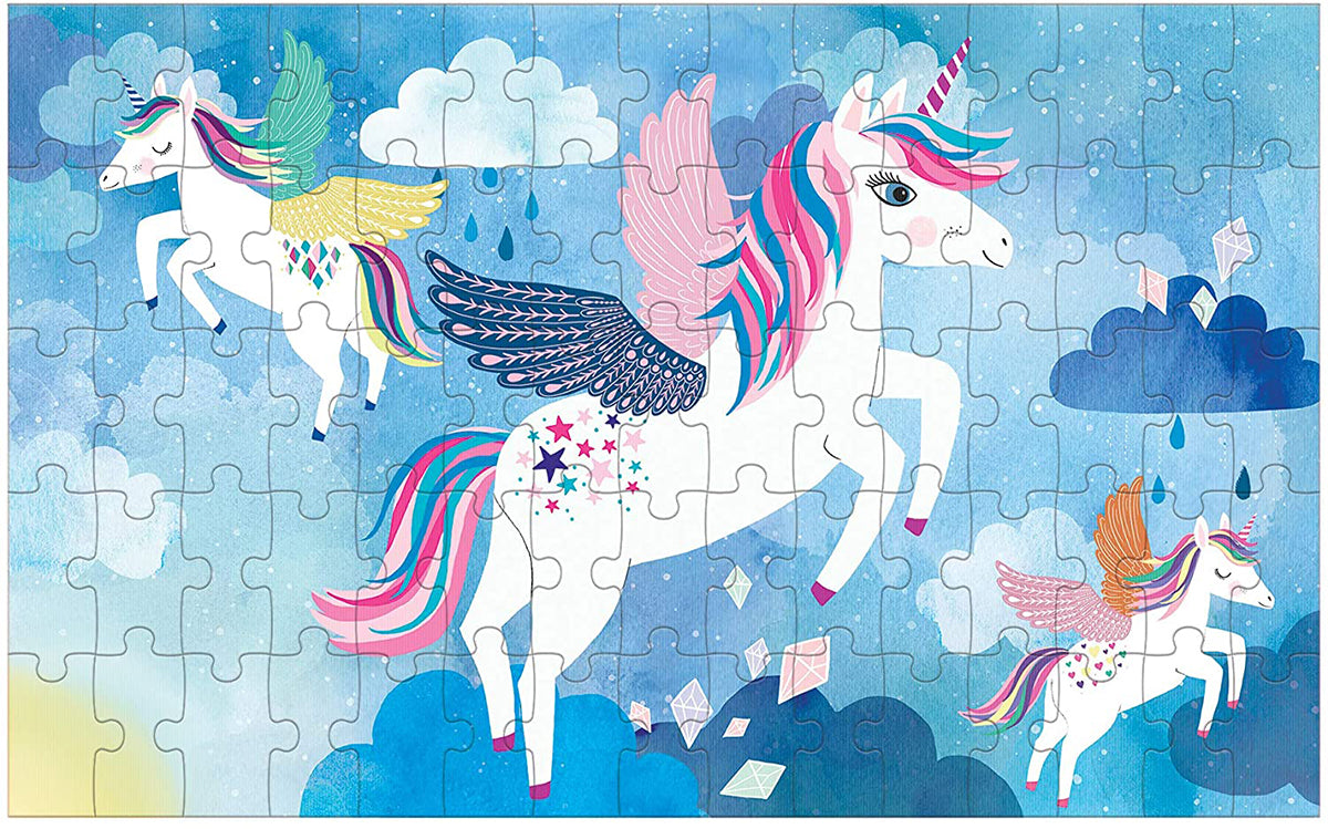 Mudpuppy 75 Piece Lenticular Puzzle - Unicorn Magic