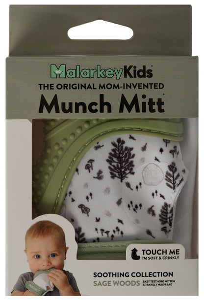 Munch Mitt Teething Mitten - Sage Woods