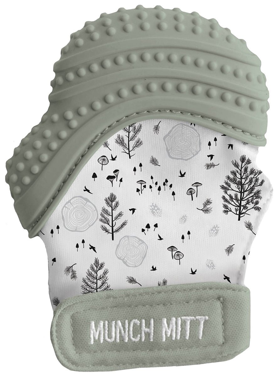 Munch Mitt Teething Mitten - Sage Woods