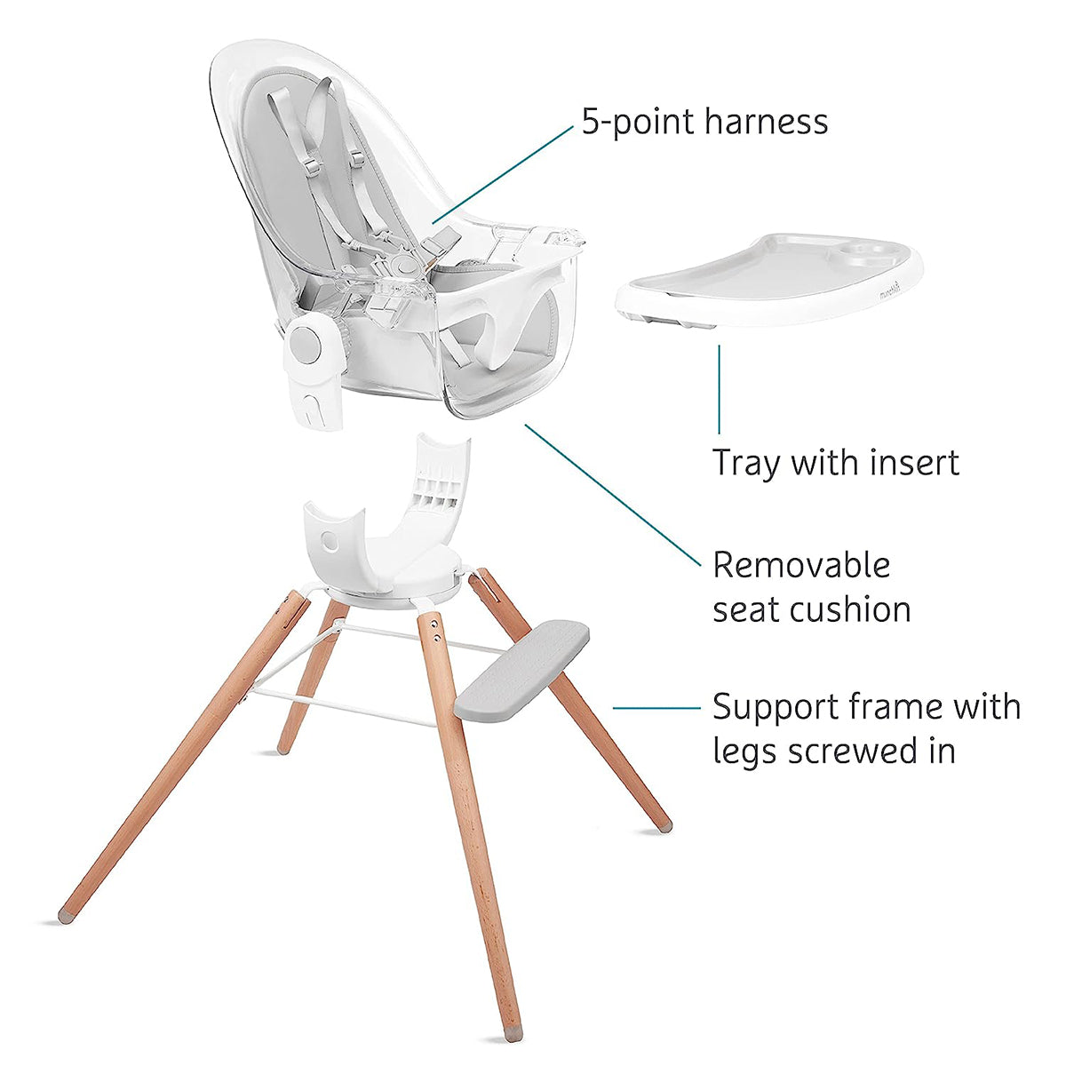 Munchkin 360 Degree Cloud High Chair