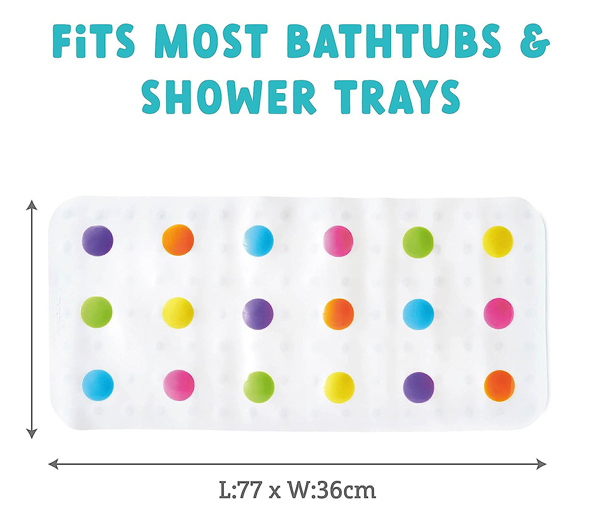 Munchkin Dots Bath Mat