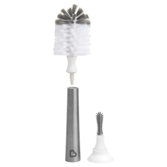 Munchkin Shine Stainless Steel Bottle Brush & Refill Brush Head