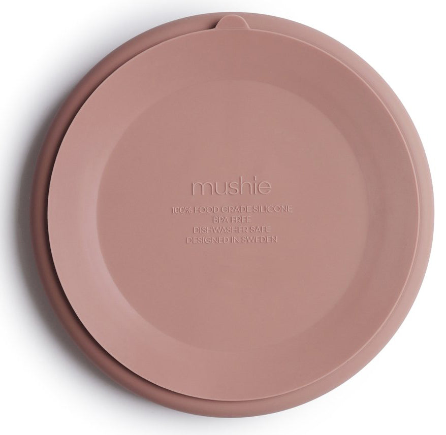 Mushie Silicone Suction Plate - Blush