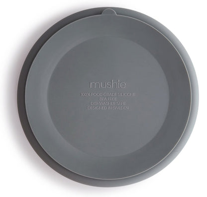 Mushie Silicone Suction Plate - Stone