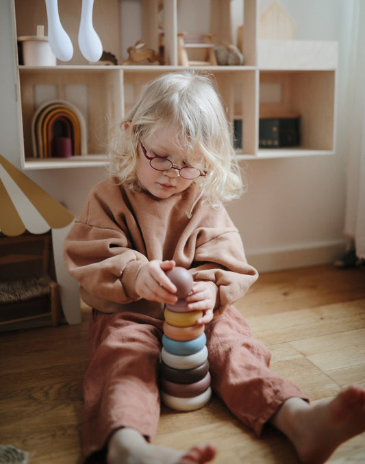 Mushie Stacking Ring Toy - Original