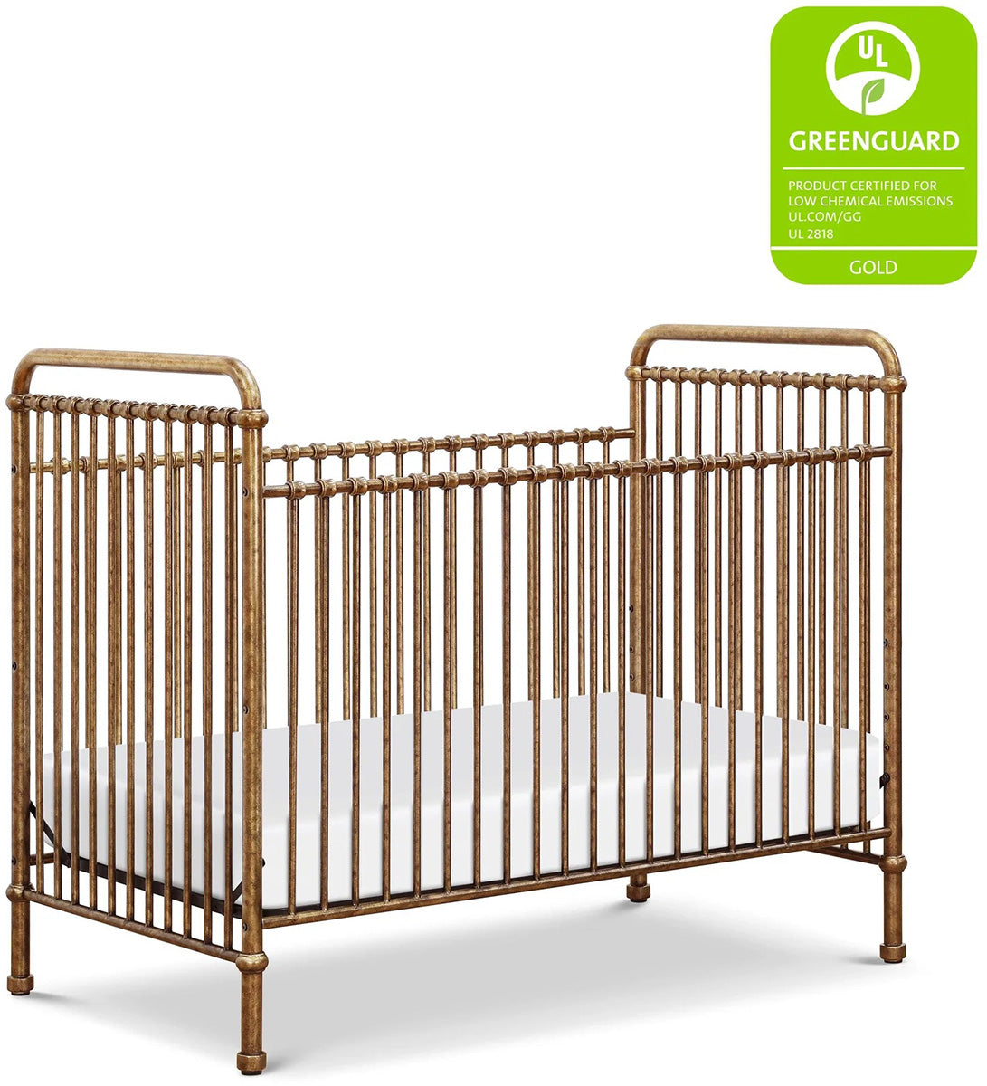 Namesake Abigail 3-in-1 Convertible Crib - Vintage Gold