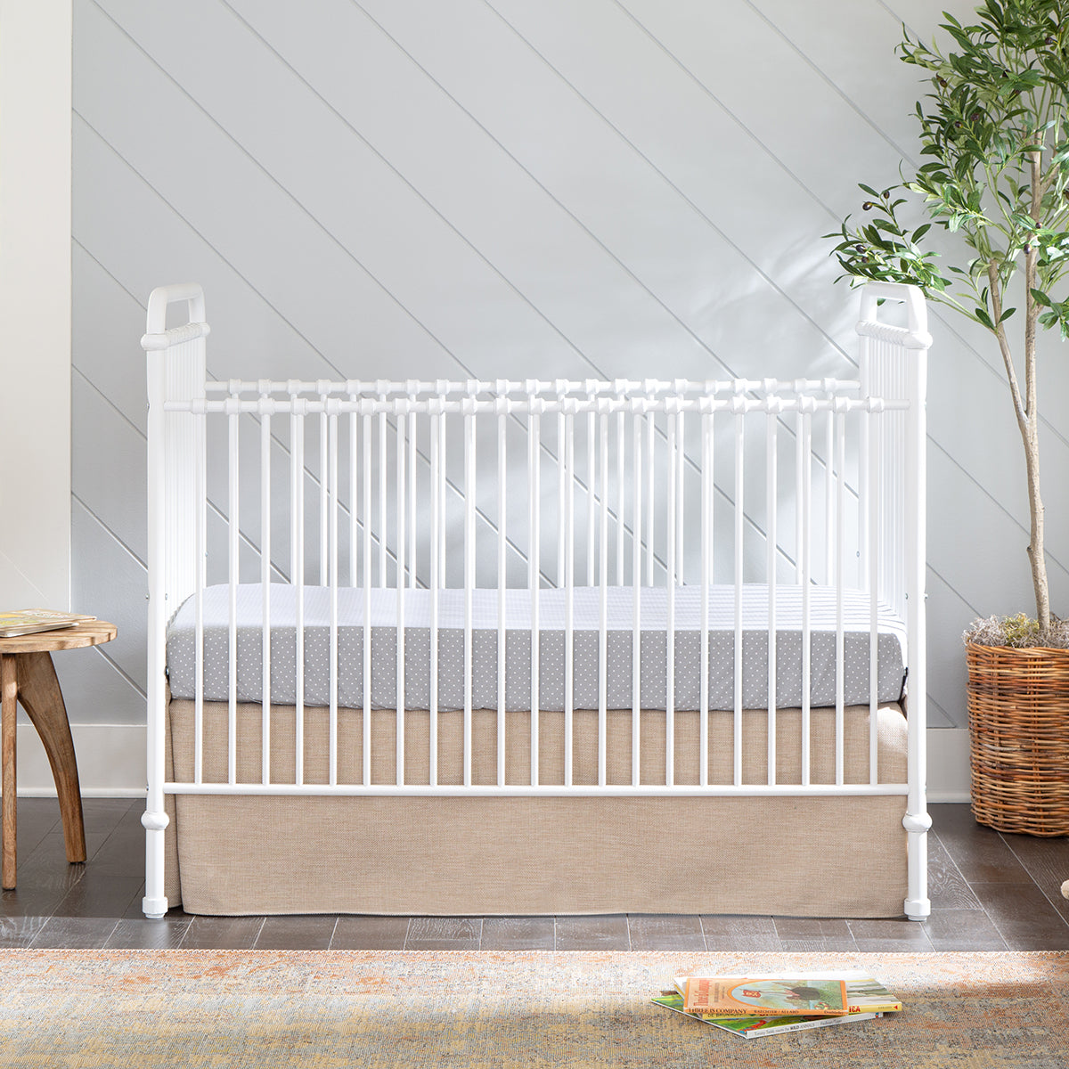 Namesake Abigail 3-in-1 Convertible Crib - Washed White