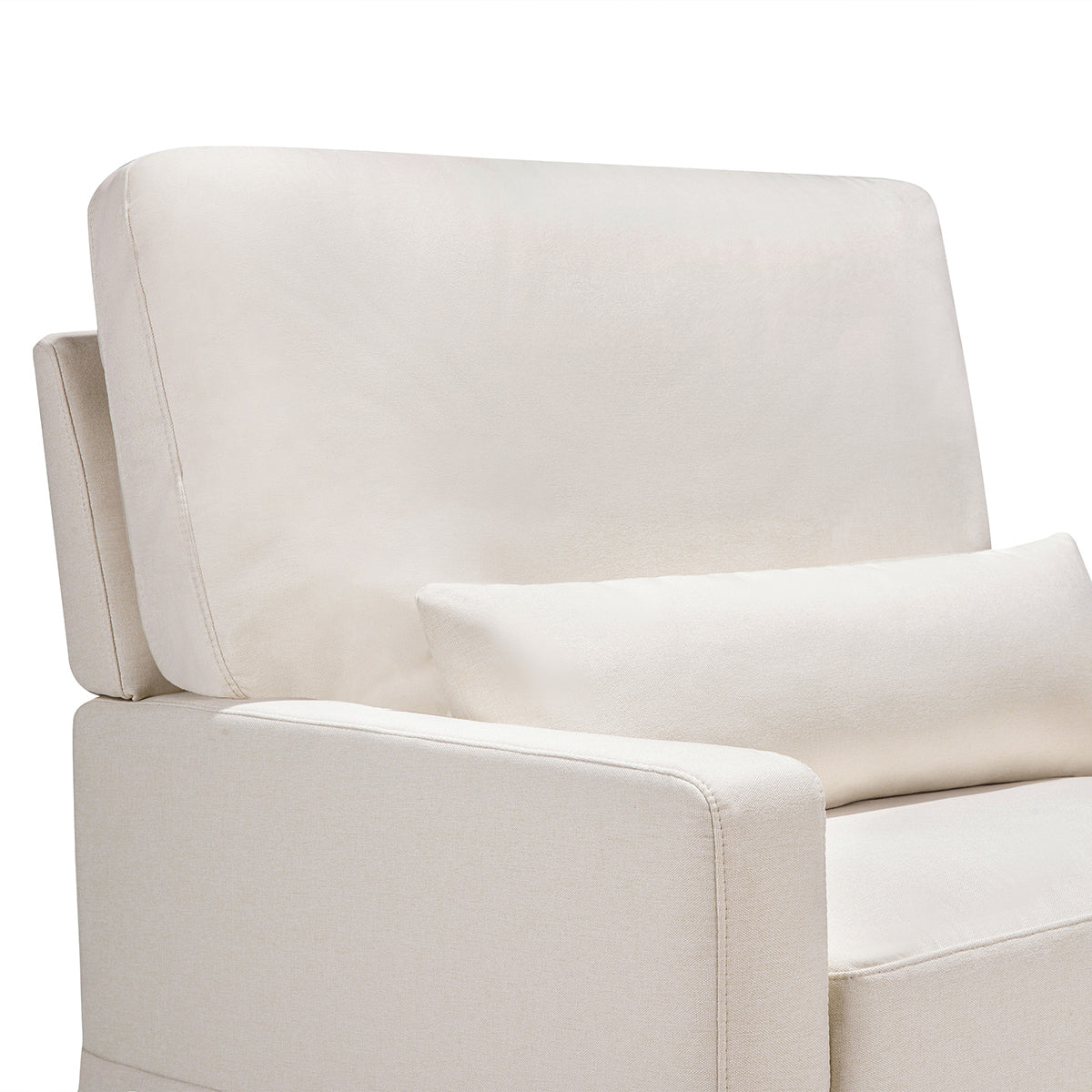 Namesake Crawford Pillowback Chair and a Half, Comfort Swivel Glider - Performance Cream Eco-Weave