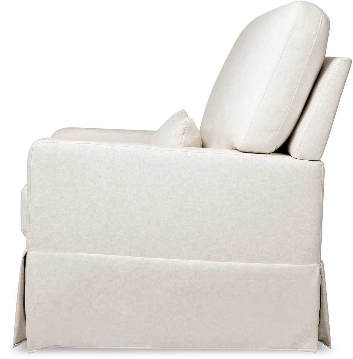 Namesake Crawford Pillowback Comfort Swivel Glider - Performance Cream Eco-Weave