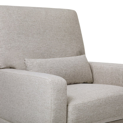 Namesake Crawford Pillowback Comfort Swivel Glider - Performance Grey Eco-Weave