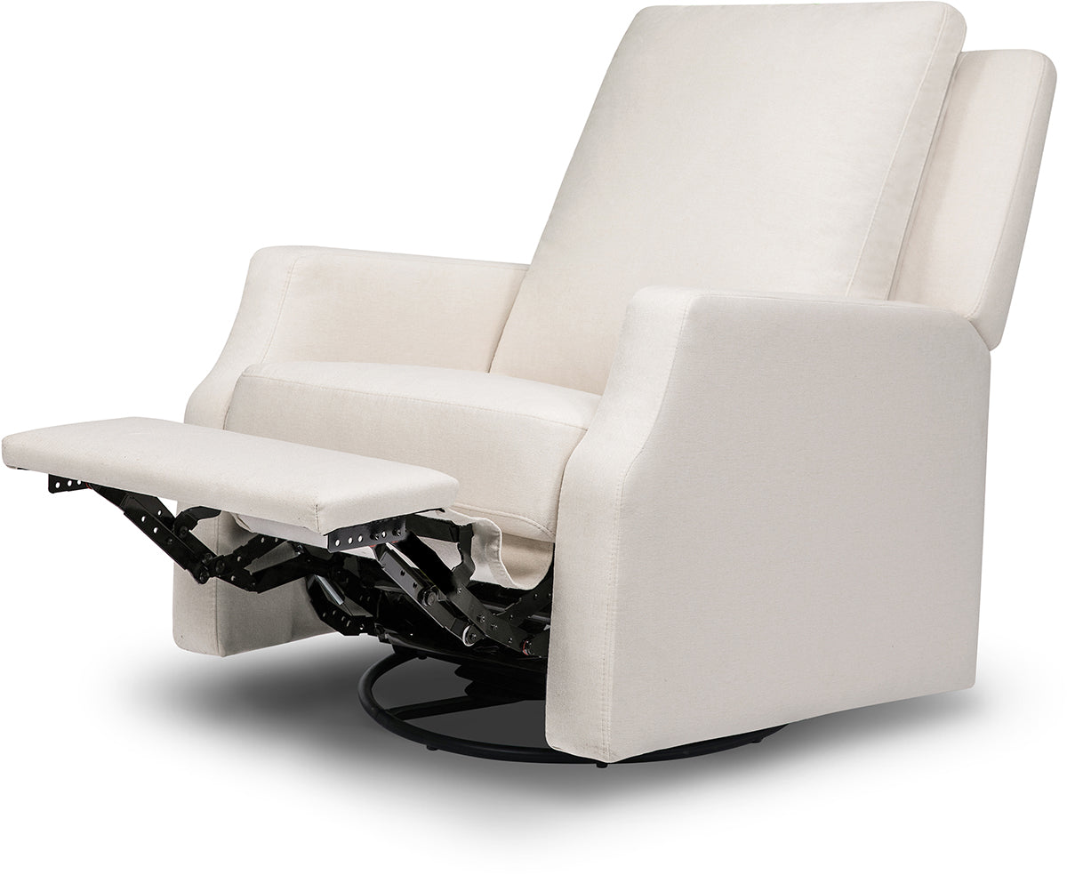 Namesake Crewe Swivel Glider Recliner - Performance Cream Eco-Weave