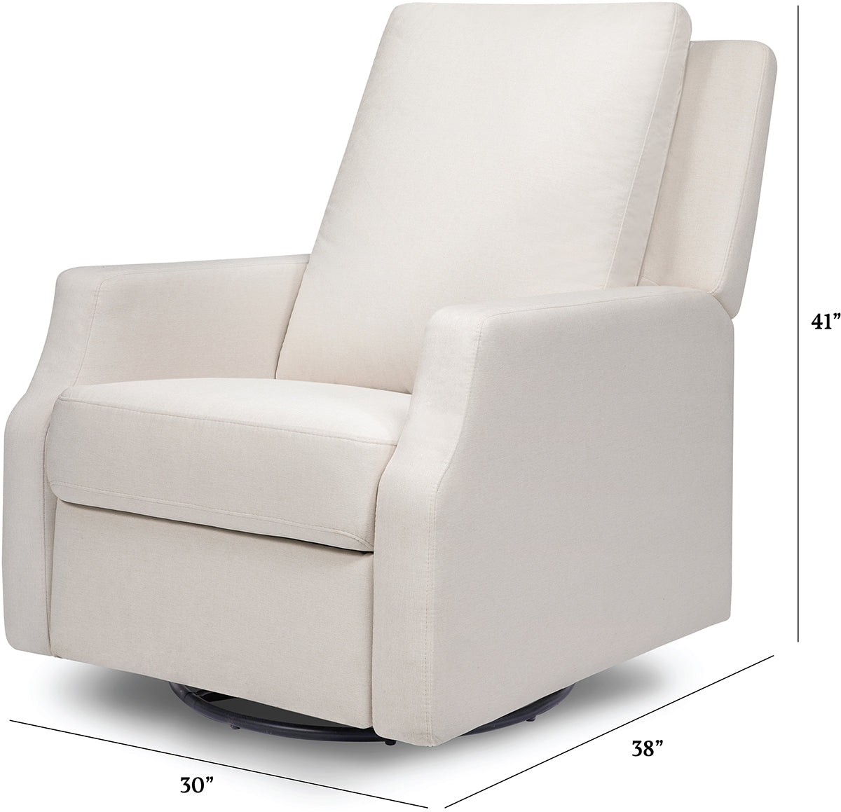 Namesake Crewe Swivel Glider Recliner - Performance Cream Eco-Weave