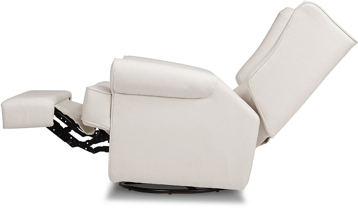 Namesake Harbour Electronic Swivel Glider Recliner w/USB - Performance Cream Eco-Weave