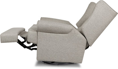 Namesake Harbour Electronic Swivel Glider Recliner w/USB - Performance Grey Eco-Weave