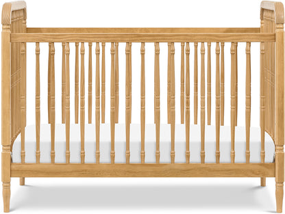 Namesake Liberty 3-in-1 Convertible Spindle Crib w/Toddler Bed Conversion Kit - Honey