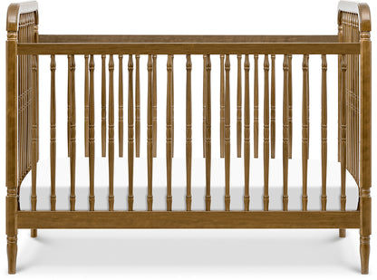 Namesake Liberty 3-in-1 Convertible Spindle Crib w/Toddler Bed Conversion Kit - Natural Walnut