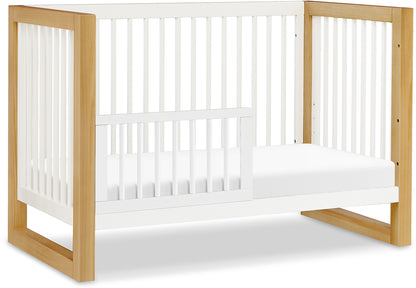 Namesake Nantucket 3-in-1 Convertible Crib w/Toddler Bed Conversion Kit - Warm White / Honey