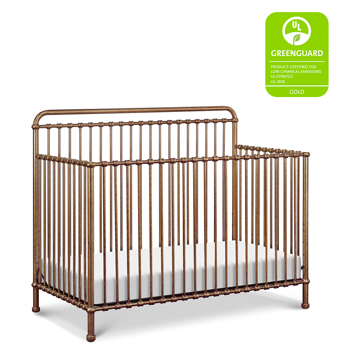 Namesake Winston 4-in-1 Convertible Crib - Vintage Gold