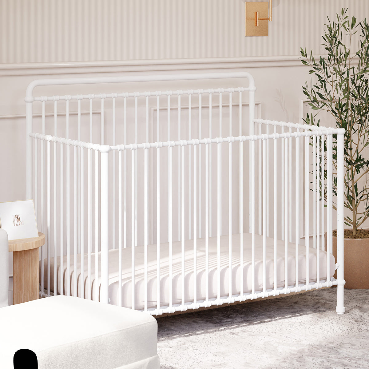 Namesake Winston 4-in-1 Convertible Crib - Washed White